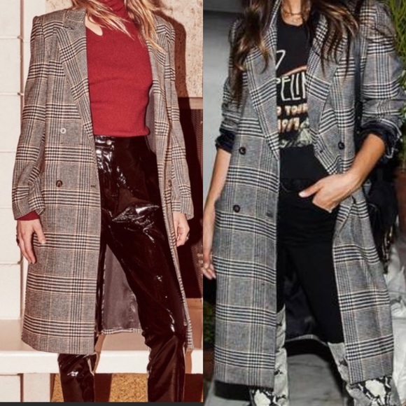 ASTR the Label Tweed Kensington Long coat Overcoat Sz M - Picture 14 of 16